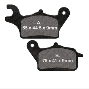 Plaquettes de frein semi-métalliques pour Suzuki UK110 <span class=keywords><strong>Yamaha</strong></span> Tricity 125 Honda Dunk 2015-2019 Motos de motocross - Product Image 4
