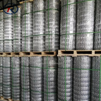 Clôture de pâturage pour bétail en fil de fer galvanisé à chaud de haute résistance, maille métallique sur mesure pour ranch et enclos à cerfs