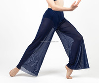 Costumes de danse lyrique pour filles, en spandex extensible doux, maille, couleur personnalisée, costumes de performance de danse lyrique, pantalons pour filles