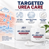 Crème pour les mains et les pieds à 40 % d'urée, marque privée, soin hydratant intensif pour peaux sèches et rugueuses, texture riche non grasse, 150 g