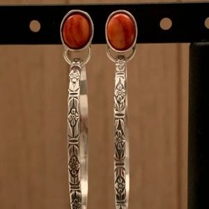 Orecchini a Cerchio Boho con Accenti Colorati, Design in Stile Vintage, Accessori di Moda per Donne - Product Image 3