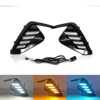Conversion de feux diurnes à LED en gros phares anti-brouillard avant pare-chocs feux décoratifs pour JAC J7 20-24
