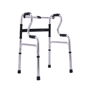 Ten Thousand People Health And Fitness <b>Walker</b> Aluminum Alloy Four Legs With Wheels For Seniors Walking Aid - Product Image 3