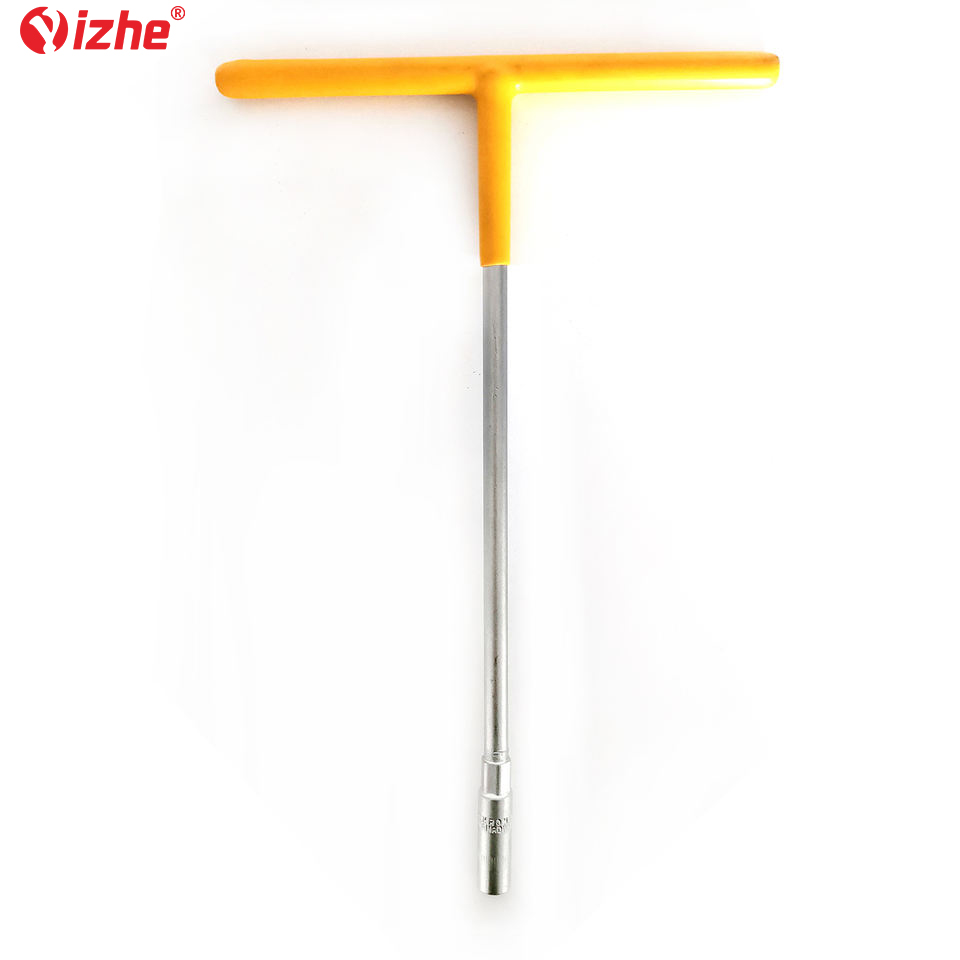 Т-образная рукоятка Динамометрический торцевой ключ для свечей зажигания автомобильные инструменты 6-14/5-19 мм хромированная сталь Cr-V