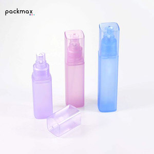 Hot Selling 60ml for Square PET Empty Cosmetic Lotion Plastic <b>Bottle</b> with Spray <b>Pump</b> - Product Image 3