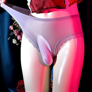 Slip da uomo Ice Facial Mask senza cuciture, effetto nudo, setosi, ultra sottili, sexy - Product Image 4