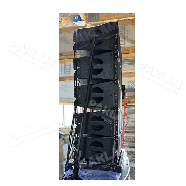 PAKLAM AUDIO Dual 8 Inch Active Passive Speaker Professional Line Array Sound System Line Array Empty Cabinet Box Speaker