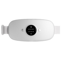 Ceinture de massage vibratoire intelligente à affichage numérique, compresse chaude, pour la taille et l'abdomen, ceinture de massage chauffante pour soulager les douleurs menstruelles