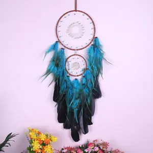 New Feather Custom Traum fänger Indian Home Decor Traum fänger Handmade Home Crafts Ornament Traum fänger Geschenk für Mutter