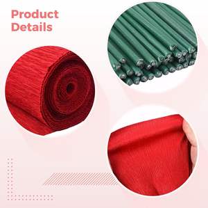 Factory Wholesale Color Crepe <b>Paper</b>, Pleated Crimping <b>Paper</b> Flower Packaging Handmade Diy Floral Production - Product Image 3