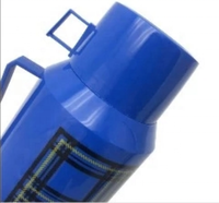 Termo de Vacío de Plástico de 1.2L de Buena Calidad con Interior de Vidrio Aislado, Diseño Ecológico y Pantalla de Temperatura