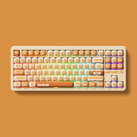 Teclado Mecánico AKKO Bun Wonderland TAC87 OEM, Batería de 10000 mAh, 88 Teclas, Diseño TKL 80%, Retroiluminación RGB, Montaje Gasket