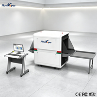 Scanner stationario per bagagli a raggi X,tunnel sur mesure 650 × 500 mm, imagerie double énergie pour établissements publics