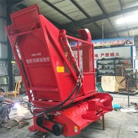 Hacheur de fourrage 2m Moissonneuse-batteuse Mini machine de récolte d'ensilage de maïs