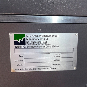 Targhetta Personalizzata in Alluminio Anodizzato con Serigrafia a Lunga Durata per Macchinari - Product Image 4