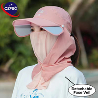Gorra de Béisbol Unisex con Visera Desmontable Repelente de Insectos, Diseño de Malla Transpirable y Ala Extensible para Senderismo al Aire Libre