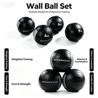Balón Medicinal Sólido y Suave de 8 kg, Portátil para Moldear el Cuerpo, Ejercicios de Yoga y Fitness, Sentadillas