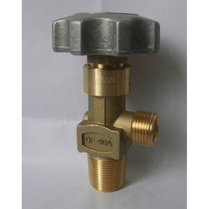 วาล์วมุมสำหรับก๊าซคาร์บอนไดออกไซด์และออกซิเจน CGA580/CGA320 3/4NGT วาล์วถังไนโตรเจนพร้อมตัววาล์วทำจากเหล็กกล้าคาร์บอน ผลิตภัณฑ์ CGA540 - Product Image 3