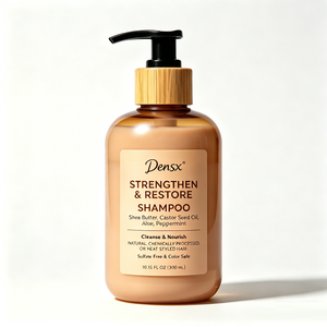 Shampoo au savon noir de marque privée, beurre de karité, huile de ricin, aloe vera, anti-frisottis, lissant, hydratant, pour cheveux bouclés, sans cruauté - Product Image 2