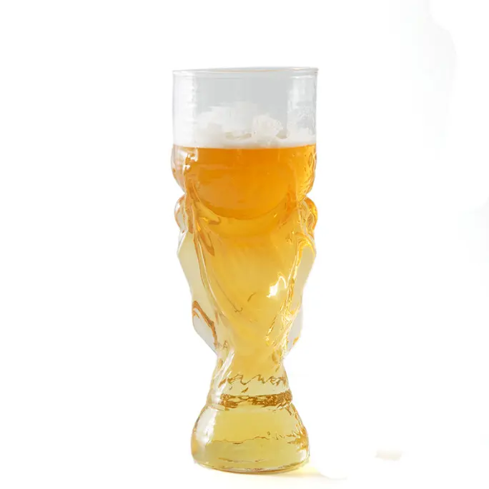 2022 hot sale for Customization Glass Cup With Football Shape New Design Glass Cup