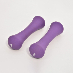 مجموعة أثقال عظمية مريحة لليد - زوج من الأثقال المغطاة بالنيوبرين بوزن 3 كجم لتدريب القوة - Product Image 1