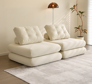 Modern Living Room Reclining Removable Fabric One Seat <strong>Combination</strong> Module Compression <strong>Sofa</strong> <strong>Bed</strong> Pillow Back Sponge Filling Hotel - Product Image 1