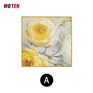 Pintura decorativa <span class=keywords><strong>de</strong></span> <span class=keywords><strong>flores</strong></span> <span class=keywords><strong>modernas</strong></span>, pintura <span class=keywords><strong>al</strong></span> <span class=keywords><strong>óleo</strong></span> <span class=keywords><strong>de</strong></span> margaritas pintada a mano sobre lienzo, tamaño personalizado para decoración <span class=keywords><strong>de</strong></span> pared - Product Image 4