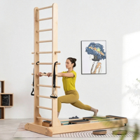 Lit de Pilates MZMM en érable de haute qualité avec accessoires réglables pour centre de fitness et Reformer CoreAlign