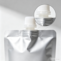 Pochette Doypack pour l'emballage de jus et de boissons avec matériaux PET/AL/PA/PE et bec verseur (type Doypack)