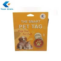 Individualisiertes RFID-Haustier-ID-Tag mit QR-Code für Hunde/Katzen Visitenkarten-Kompatible Box-Verpackung