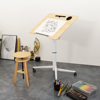 Table de dessin réglable en bois massif, mobile, pour artistes, peinture, étude, chevalet domestique, pour designers et ingénieurs, avec porte-gobelet, Chine