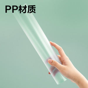 Deli <b>A4</b> Transparent Lever <b>Folder</b> Plastic <b>Document</b> Holder With Pull Rod Clip Single Color Random - Product Image 4