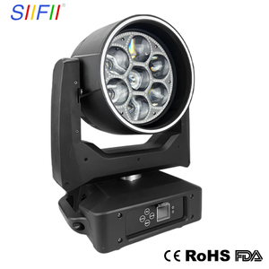 Projecteur mobile DJ Disco 7x60W RGBW Bee Eye Wash Beam autoportant pour bars, églises, événements, éclairage de scène - Product Image 1