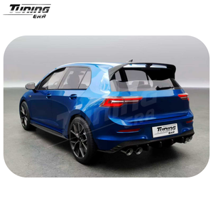 Kit carrosserie en fibre de carbone style ODM, très demandé, pour mise à niveau Golf R MK8 : Lame avant, diffuseur arrière, jupes latérales - Product Image 6