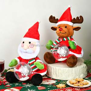 High Quality Handmade Nordic Cotton Dancing Santa Snowman Reindeer Doll Eco-Friendly Indoor Use Christmas <b>New</b> <b>Year</b> Gift Lovely - Product Image 2