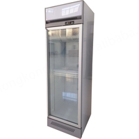 625*720*2000mm Volume 455L Congélateur Vertical Réfrigérateur Mince Vitrine De Boissons Congélateur De Bière Et De Lait