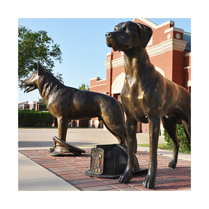Decoración de Jardín Exterior Personalizada, Estatua de Perro <span class=keywords><strong>Pastor</strong></span> Alemán de Bronce, Arte Metálico de Alta Calidad <span class=keywords><strong>en</strong></span> <span class=keywords><strong>Venta</strong></span> - Product Image 4