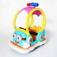Voiture tamponneuse électrique lumineuse avec nouveau capot en fibre de verre, jouet en plastique pour intérieur/extérieur, idéal pour les parcs d'aventure pour enfants