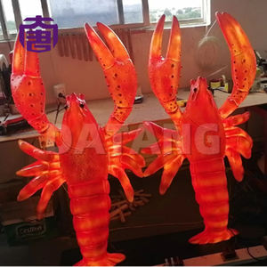 Lampe décorative extérieure IP65 motif homard pour grands parcs, événements en bord de mer et expositions de festivals saisonniers - Product Image 5