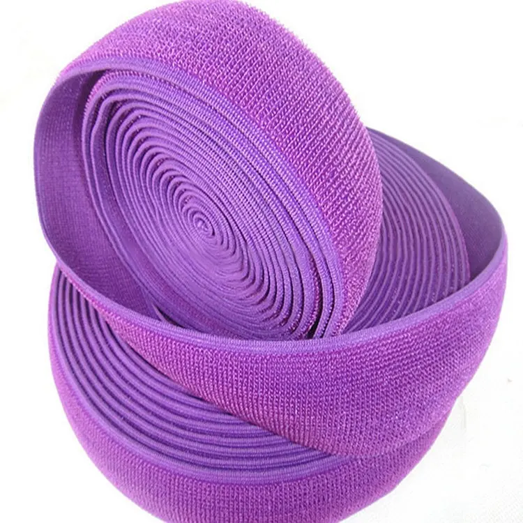 Boucle adhésive élastique sangle réglable sangle de bras nylon laine surface ne pas saisir les cheveux élastique chook et boucle