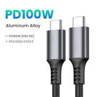 Câble USB Type C vers USB C 60W 100W pour Macbook iPad Samsung Xiaomi, chargeur rapide PD, cordon de charge rapide 3A, câble USB C rapide