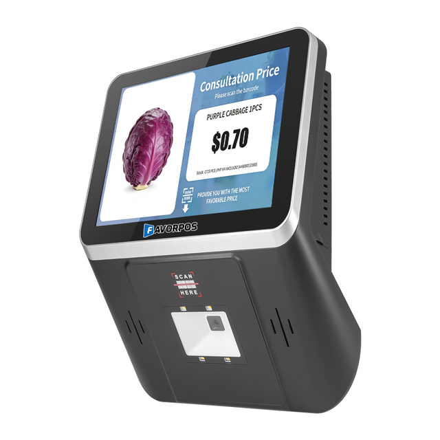 8'' Touch Screen Price Checker Factory QR Code Scanner OEM Cheap Price Price Scanner Barcode Scanner for Retail Shops