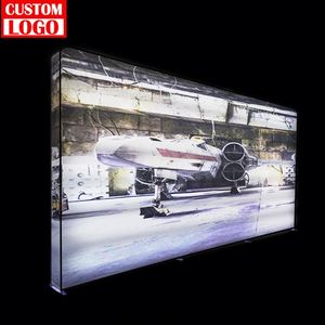 10x10 LED Foldable Fabric <b>Light</b> <b>Box</b> Backdrop Custom Printed Aluminum Frame Exhibition Trade Show <b>Advertising</b> Promotion - Product Image 1
