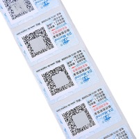 Adhésif de qualité supérieure personnalisé données variables aléatoires Code QR sérialiser séquentiel Qr code série étiquettes de codes à barres autocollant pour le stockage