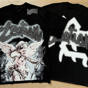 T-shirt imprimé rétro Punk pour hommes, surdimensionné, en coton, Streetwear, Hip Hop, vêtements d'été - Product Image 3