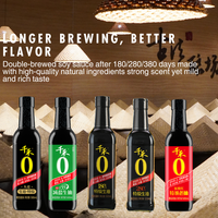 Wholesale Factory Price for Supermarkets OEM Bottle Packaged Brewed Sauce Qianhe Golden Label Light Soy Sauce 500ml*12