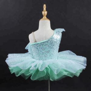 DL071 bambina graziosa <span class=keywords><strong>gonna</strong></span> vestito Tutu di balletto costumi da ballo Performance abbigliamento da ballo abito da balletto per bambini Glitter Tutu gonne - Product Image 4