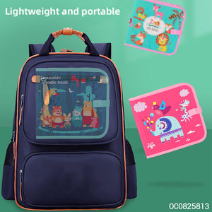 Montessori apprendimento precoce giocattolo educativo riutilizzabile per bambini disegno e colorazione cancellabile libro doodle - Product Image 5