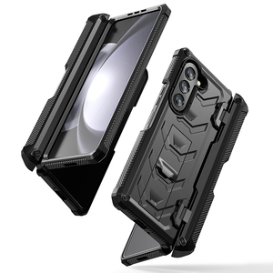Funda protectora de pantalla integrada para Samsung <span class=keywords><strong>Galaxy</strong></span> <span class=keywords><strong>Z</strong></span> <span class=keywords><strong>Fold</strong></span> 5 de 7,6 pulgadas con soporte plegable en la parte posterior - Product Image 5