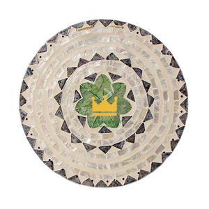 Meilleures ventes, sets de table modernes, écologiques, en nacre naturelle, 10 mm d'épaisseur, pour les repas quotidiens, décoration de table, Vietnam, faible MOQ - Product Image 1